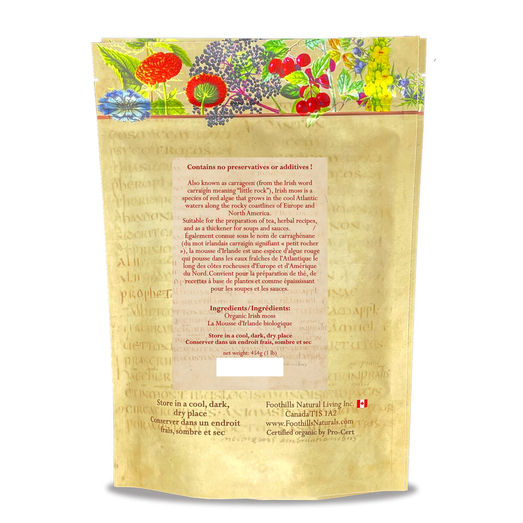 Irish Moss (Sea Moss) Organic Canadian - Powder and Cut