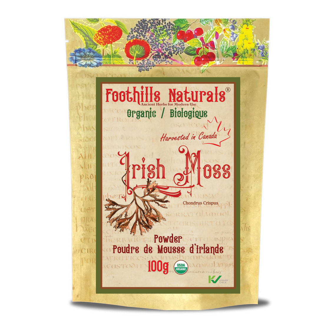 Irish Moss (Sea Moss) Organic Canadian - Powder and Cut