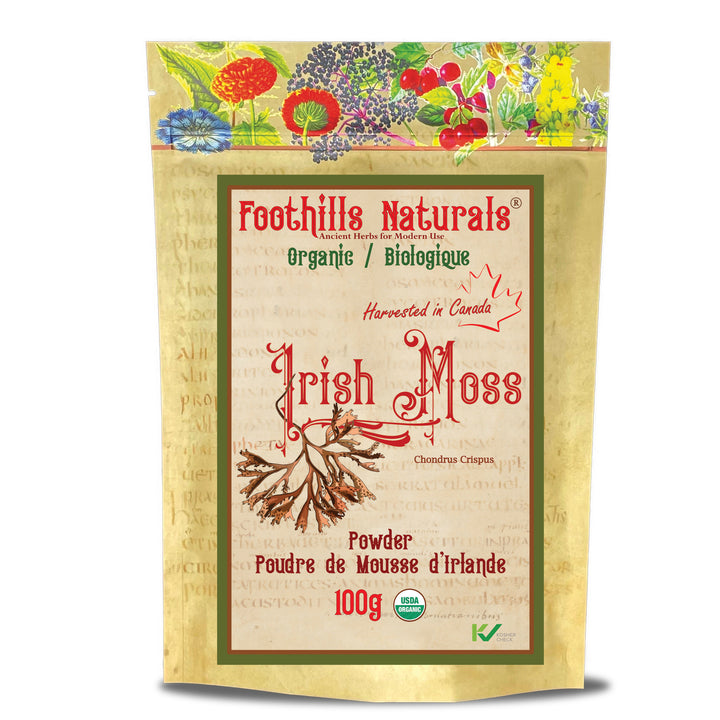 Irish Moss (Sea Moss) Organic Canadian - Powder and Cut