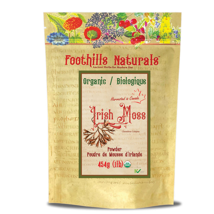 Irish Moss (Sea Moss) Organic Canadian - Powder and Cut