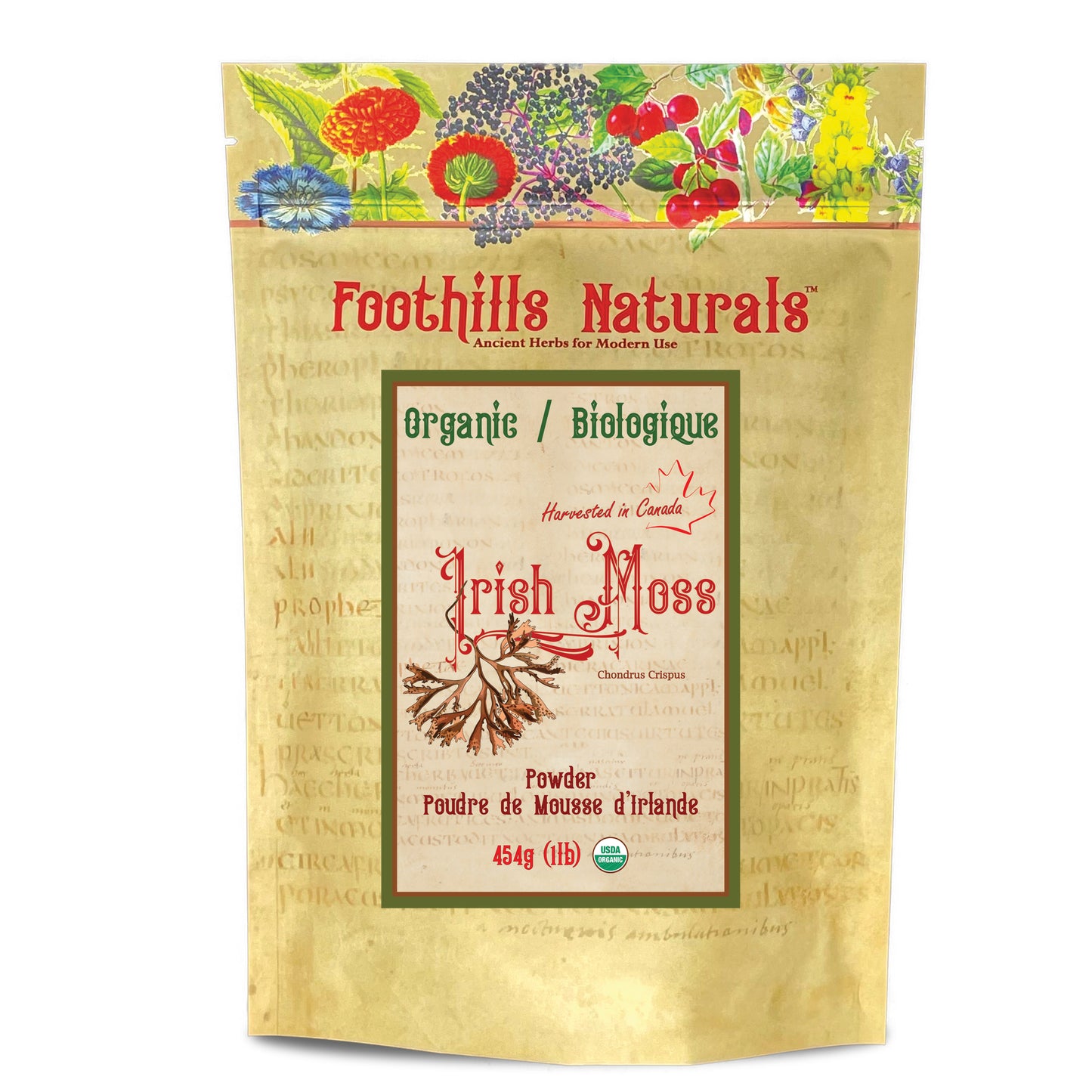 Organic Irish Moss (Chondrus crispus) – Cut & Powder – Canadian Harvested Sea Moss