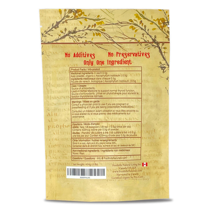 Kelp Powder Organic - Pack of 4, Canadian