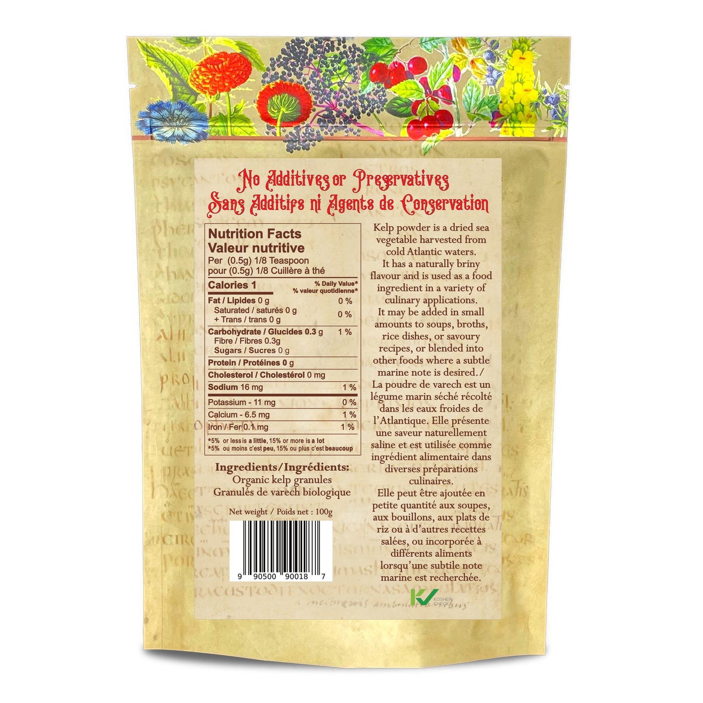 Organic Kelp Granules – Canadian (Ascophyllum nodosum)