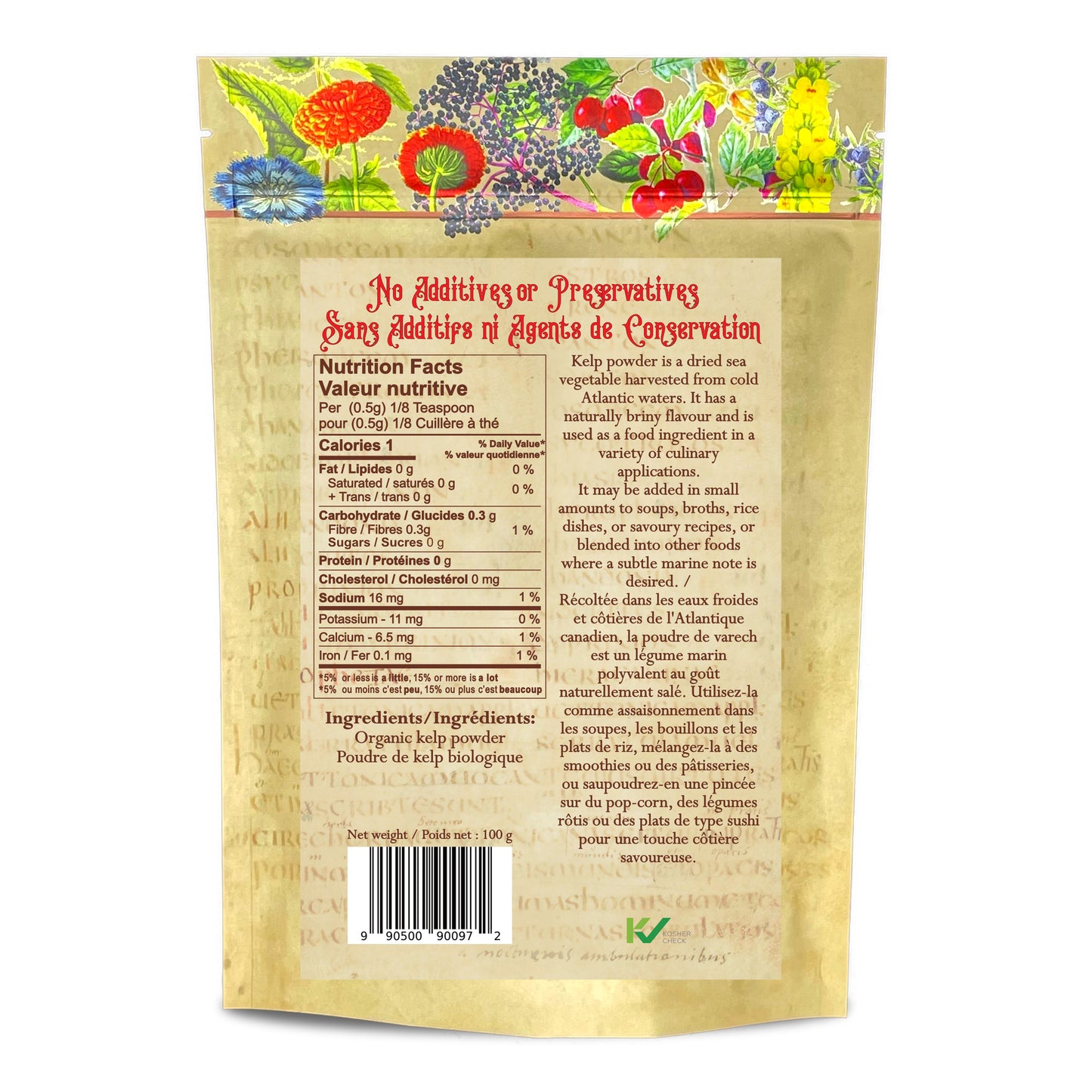 Organic Kelp Powder – Canadian (Ascophyllum Nodosum)