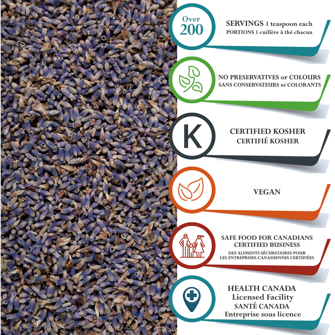 French Lavender Flowers - for Tea, Cosmetics and Brewing