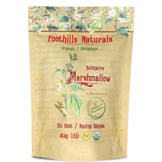 Organic Marshmallow Root – Cut (Althaea officinalis)