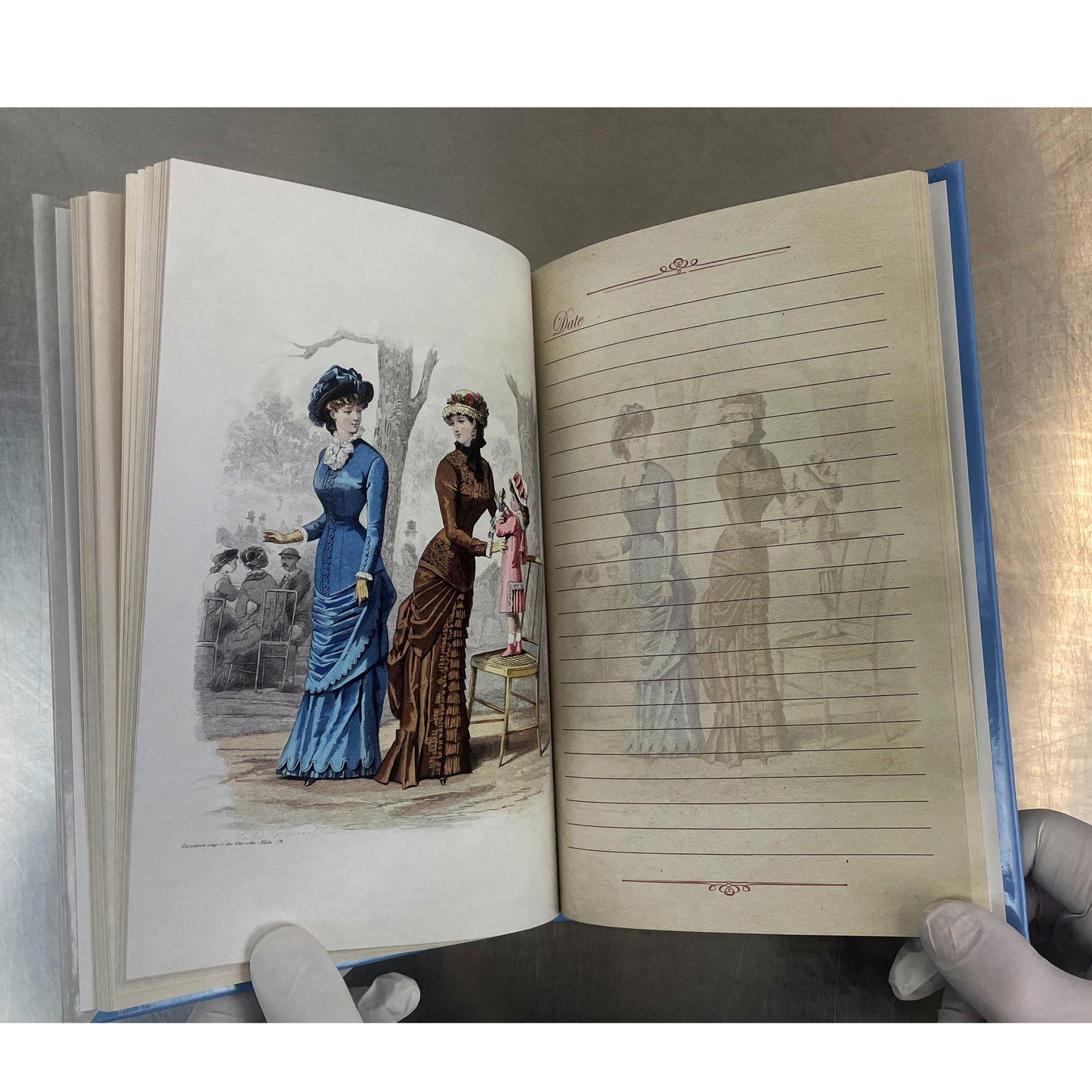 You and I – A Journey in Motherhood Journal – Luxury Keepsake Baby Memory Book with 100 Antique Mother & Child Illustrations