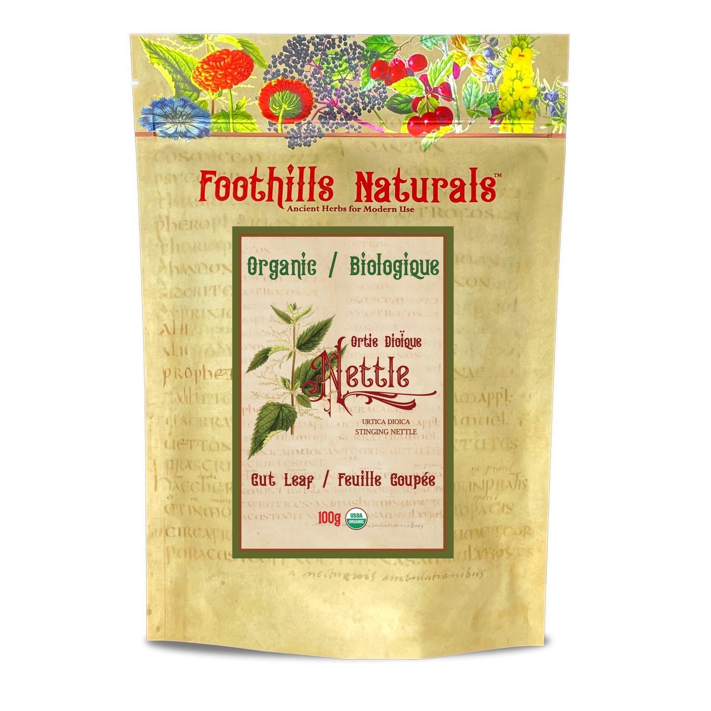 Organic Spring Renewal Collection with Calendula, nettle Leaf, Dandelion Root, Astragalus Root, Rosehips and Schisandra Berry