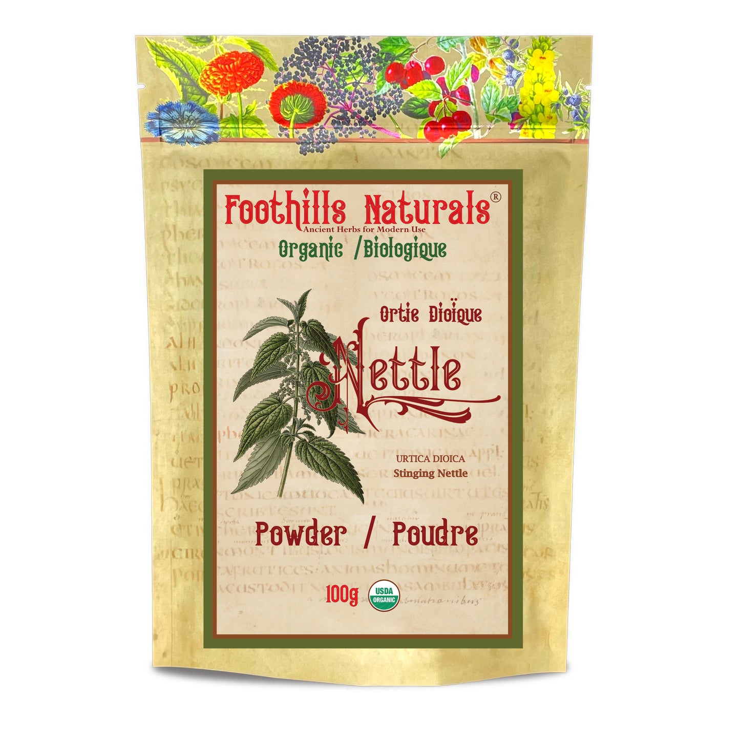 Nettle Leaf Powder Organic (Urtica dioica)