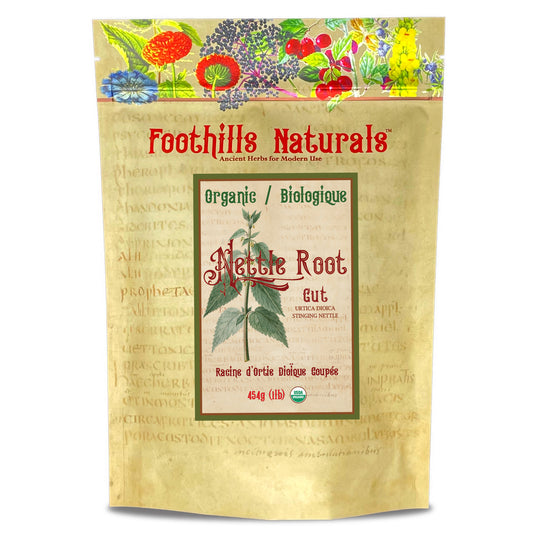 Organic Nettle Root Cut (Urtica dioica) – Dried Root for Tea & Decoction – Single Ingredient