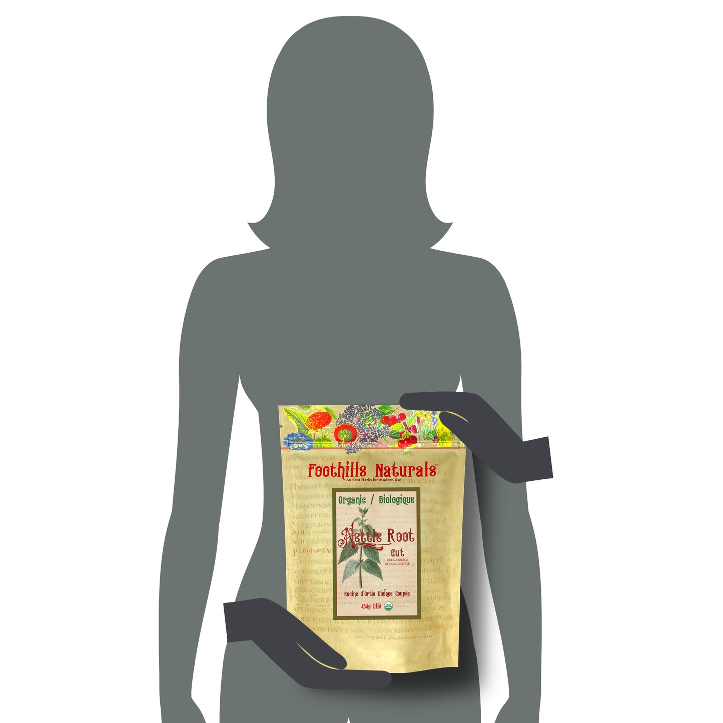 Organic Nettle Root Cut (Urtica dioica) – Dried Root for Tea & Decoction – Single Ingredient