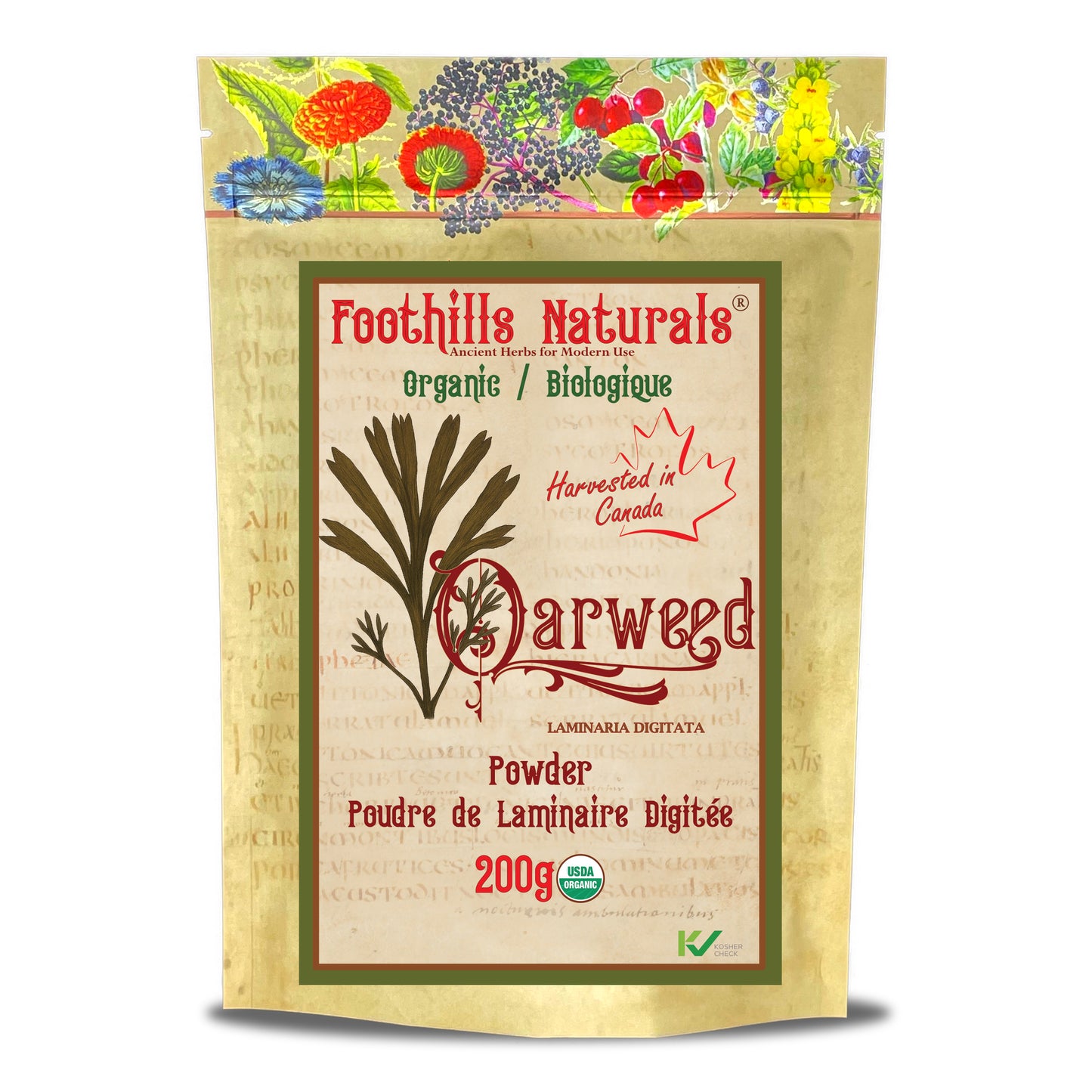 Organic Oarweed Powder (LAMINARIA DIGITATA}