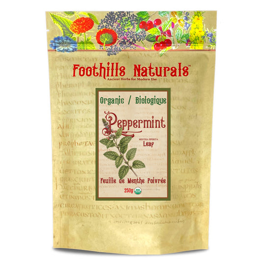Organic Peppermint Leaf (Mentha piperita) – Dried Leaf for Tea, Infusions & Culinary Use