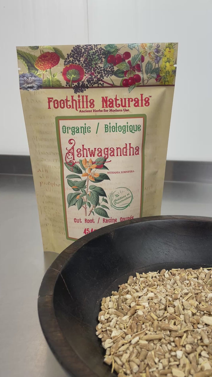 Ashwagandha Root - Organic, Cut