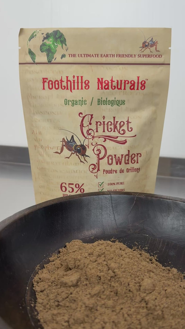 Cricket Powder High Protein Content Organic - Pure, Keto, Paleo Sustainable Superfood