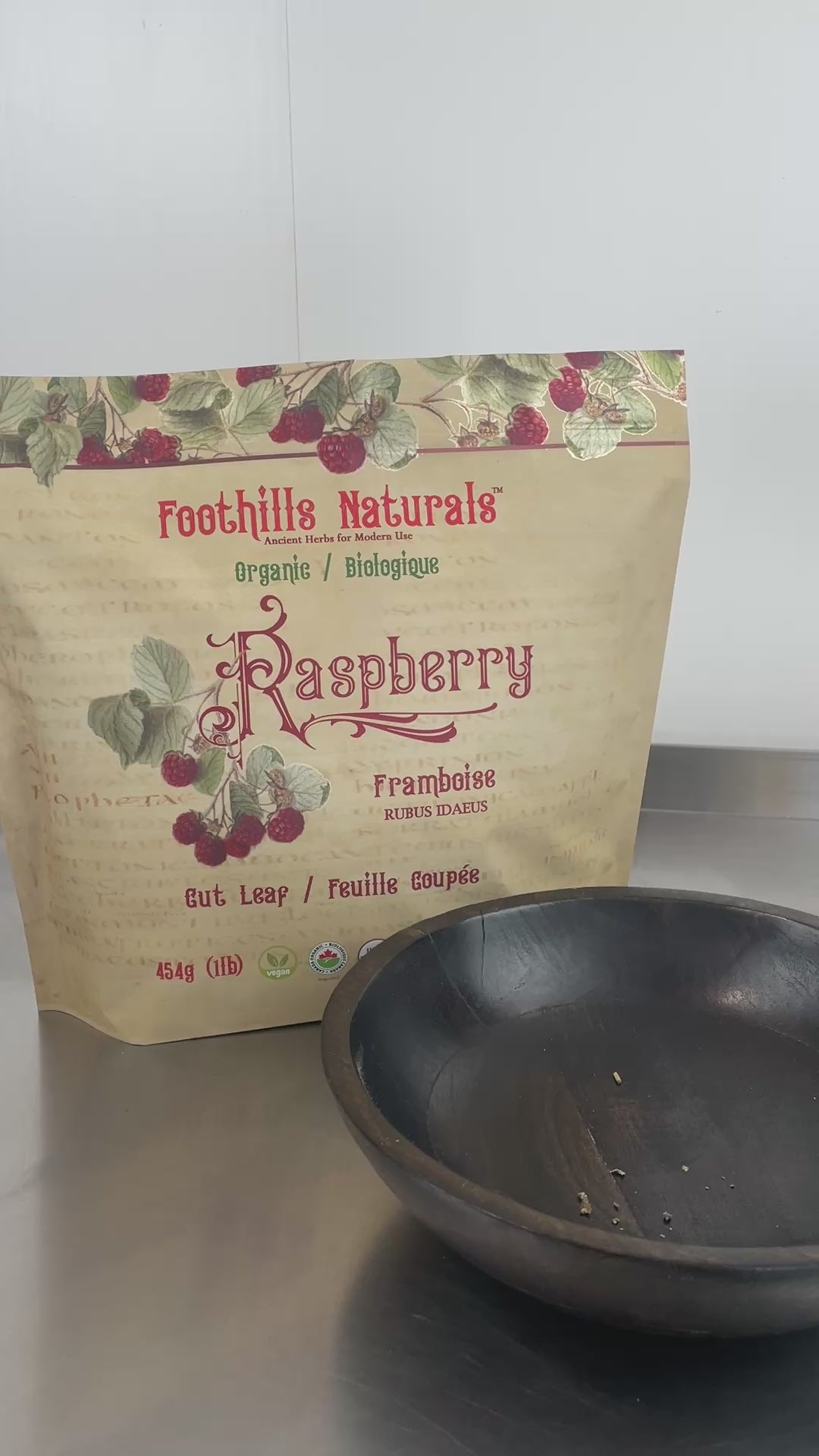 Raspberry Leaf Tea Organic - Loose, Cut Leaf