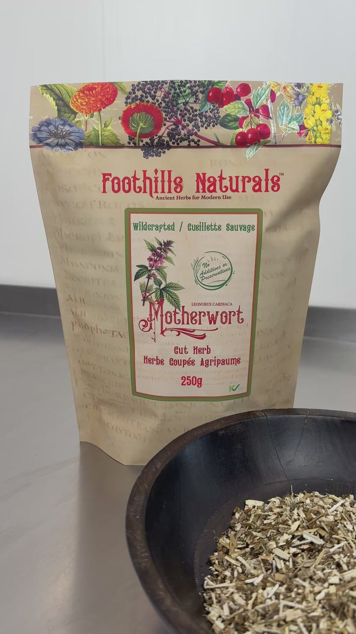 Motherwort Herb, Cut, Wildcrfted