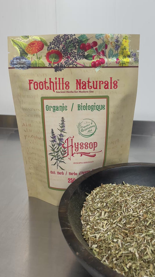 Organic Hyssop Herb (Hyssopus officinalis) – Dried Herb for Tea & Infusions