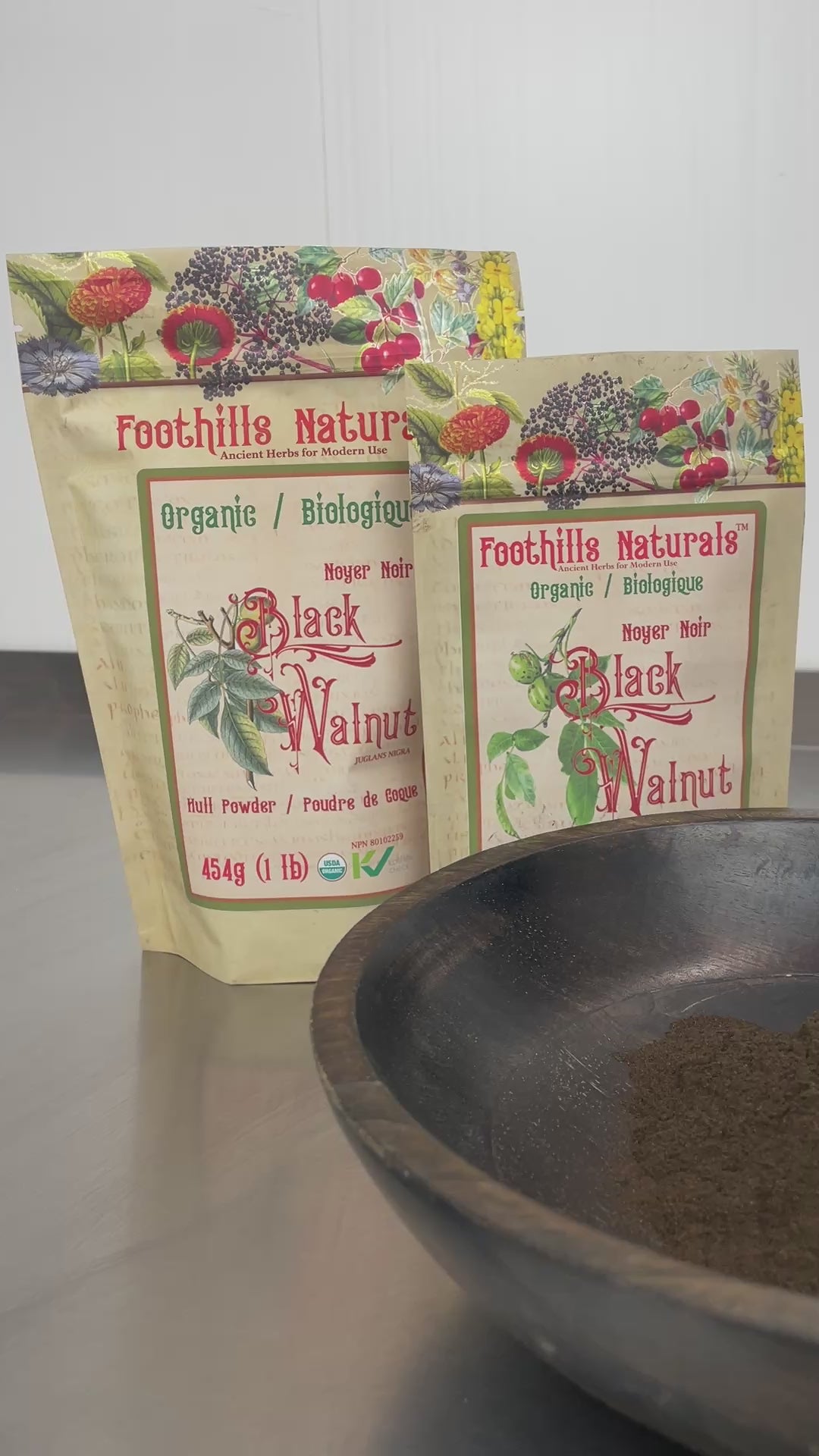 Black Walnut Hull Powder - Organic