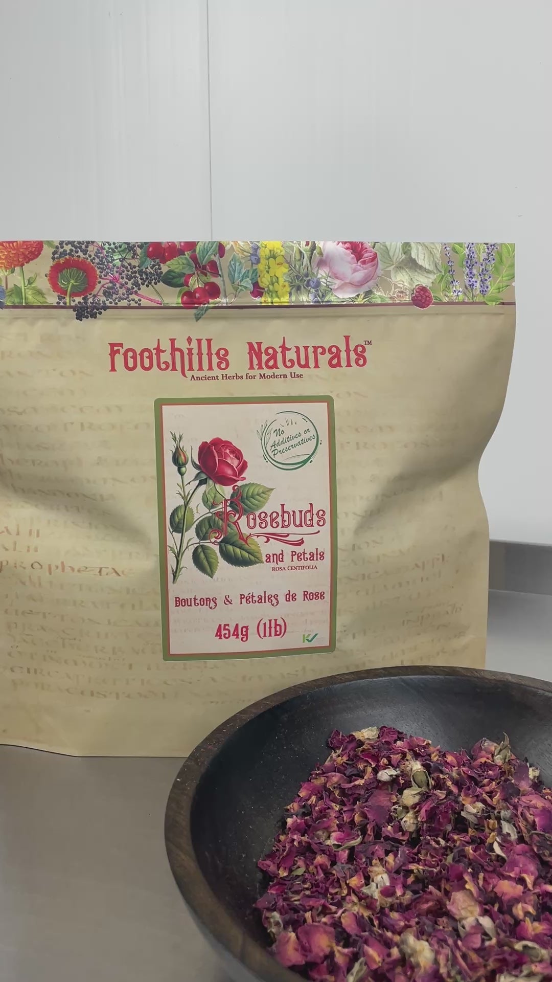 Rose Petals and Buds