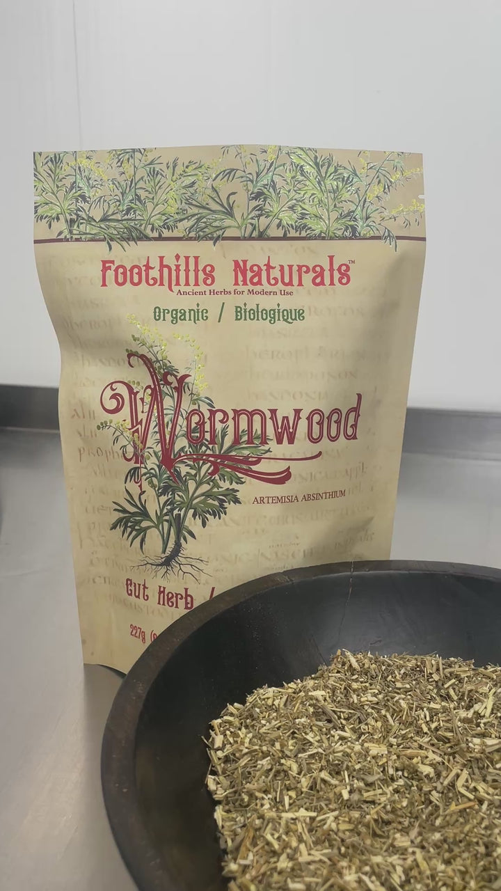Wormwood Herb Cut and Sifted Organic