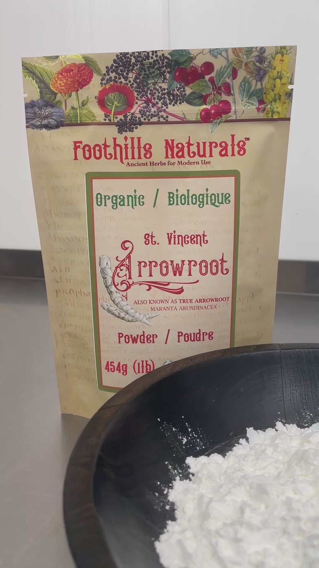 Arrowroot Organic True Arrowroot - Starch, Flour