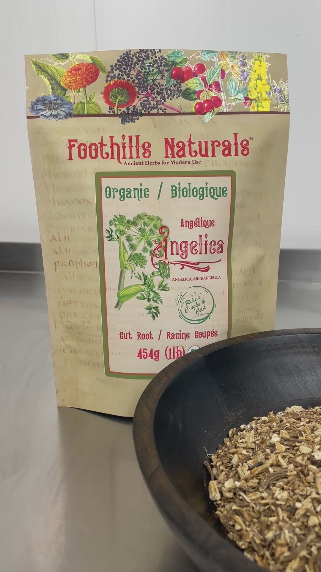 Angelica Root Organic - Cut Root