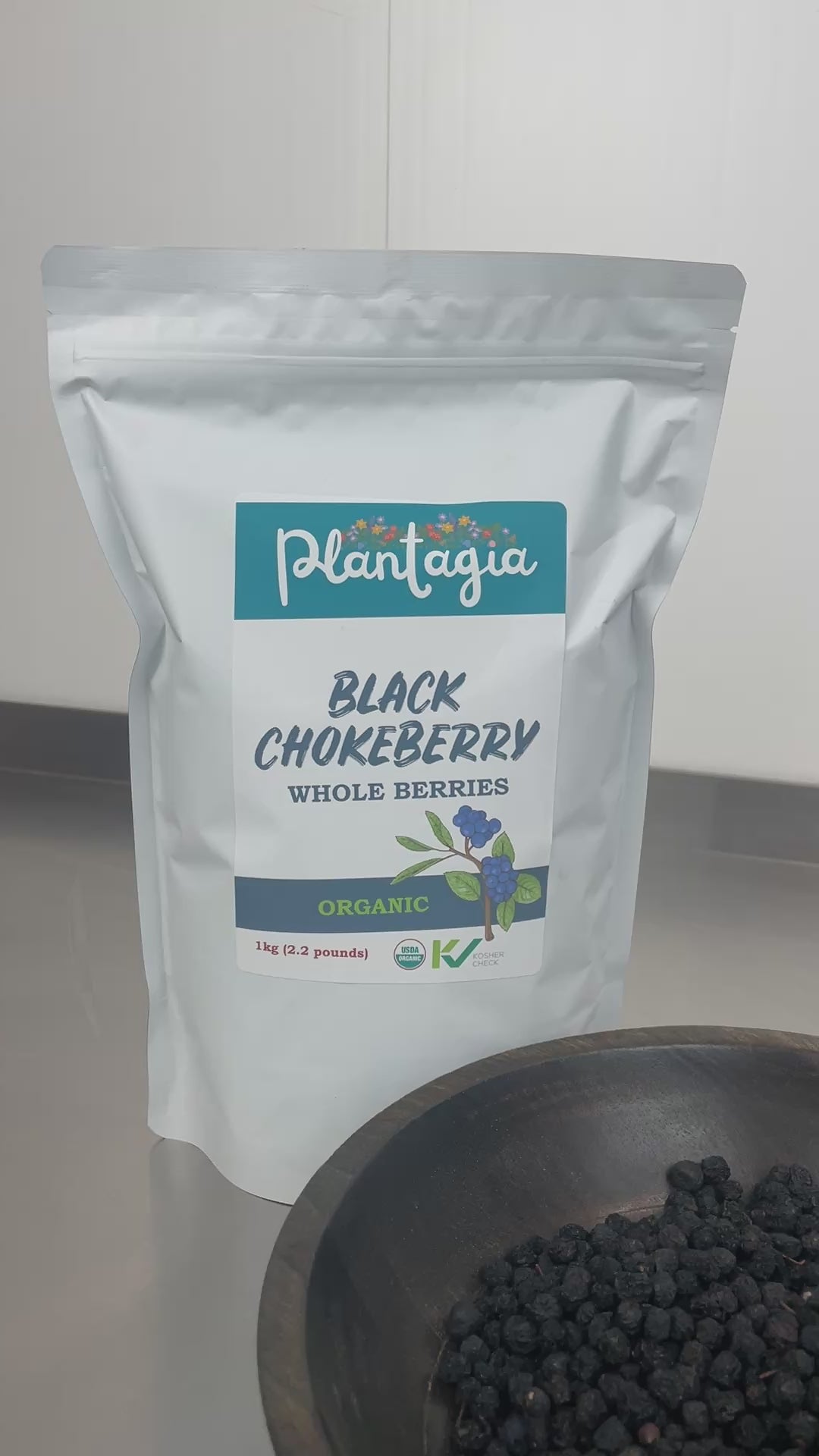 Black Chokeberry (Aronia) Organic - Whole berries