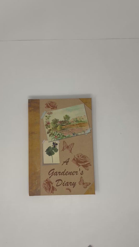 Luxury Gardener’s Journal – Antique Botanical Garden Record Book with 100+ Vintage Flower Illustrations – Hardcover Keepsake
