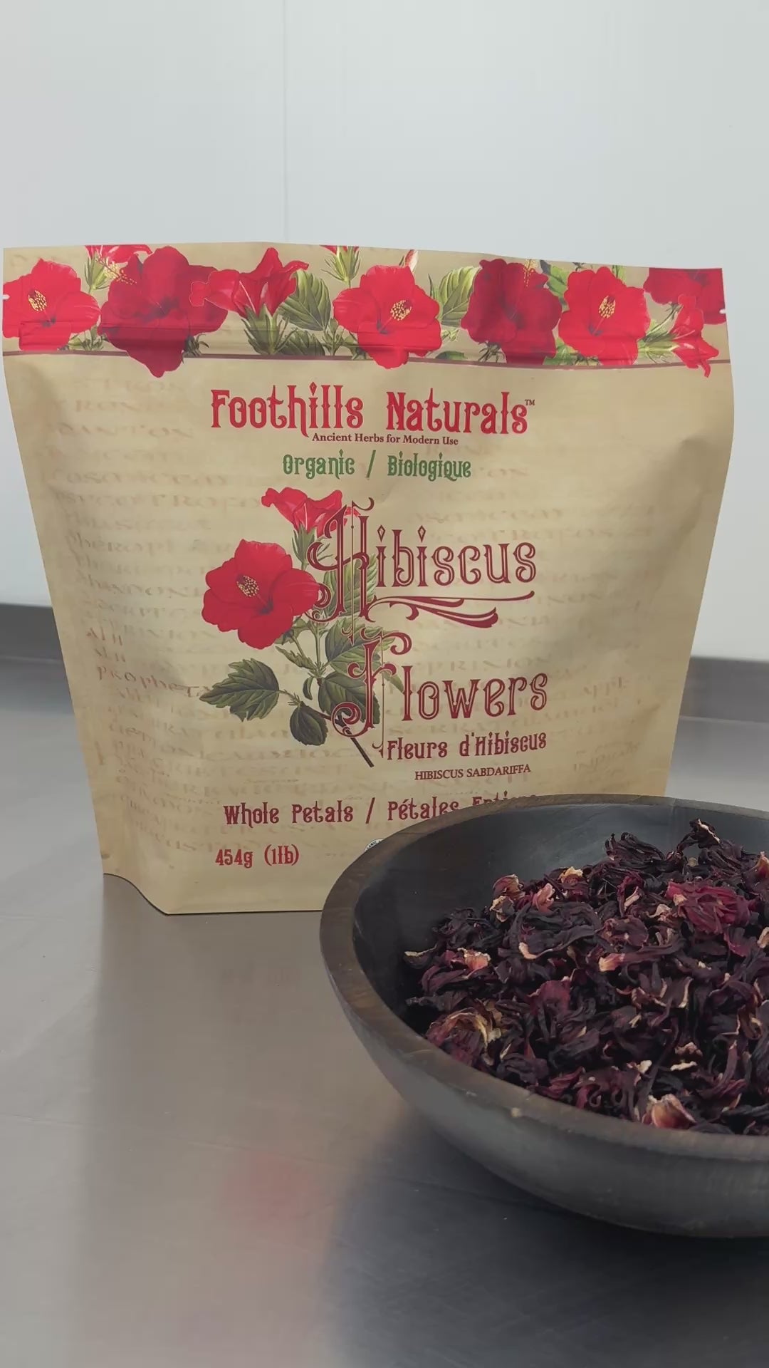 Hibiscus Flowers Whole Petals Organic