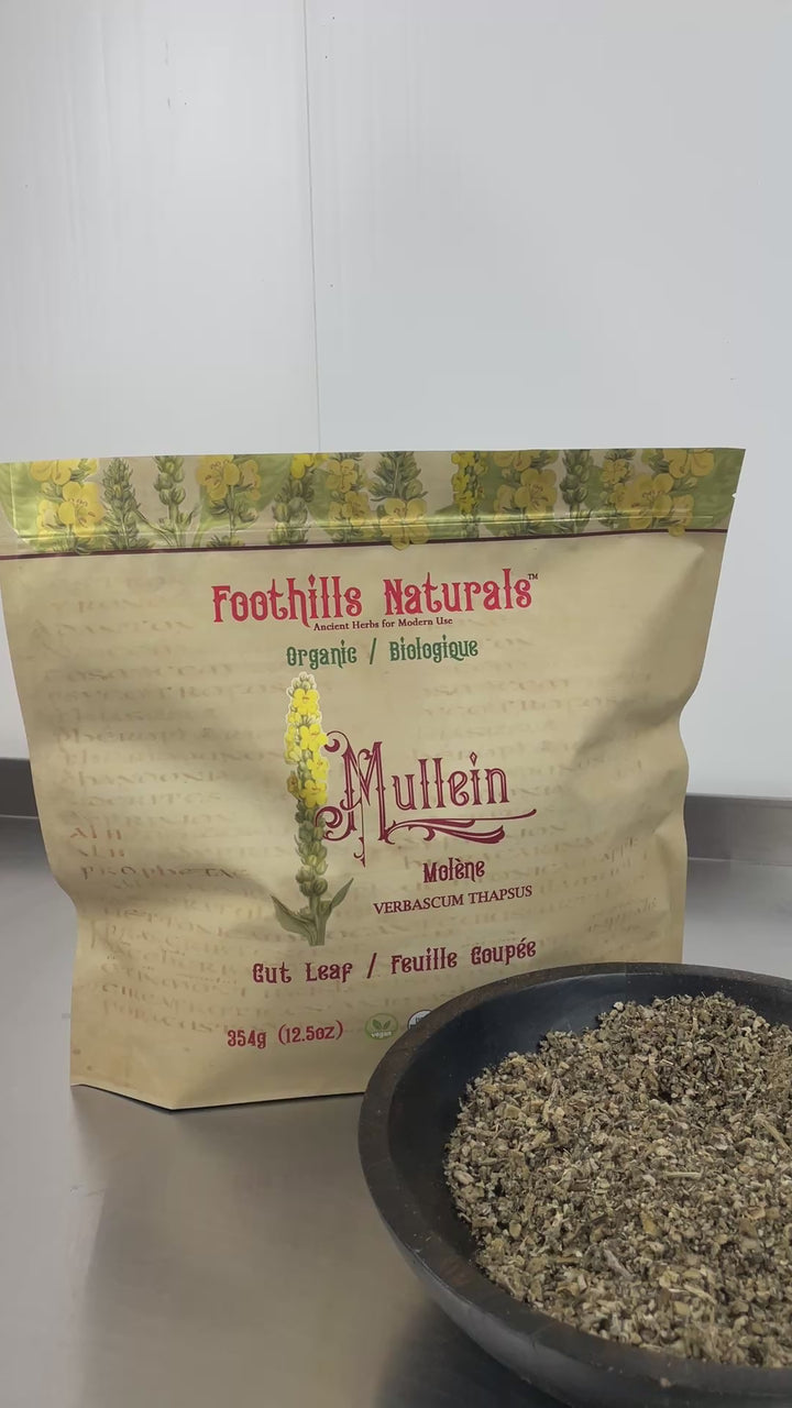 Mullein Leaf Cut Organic
