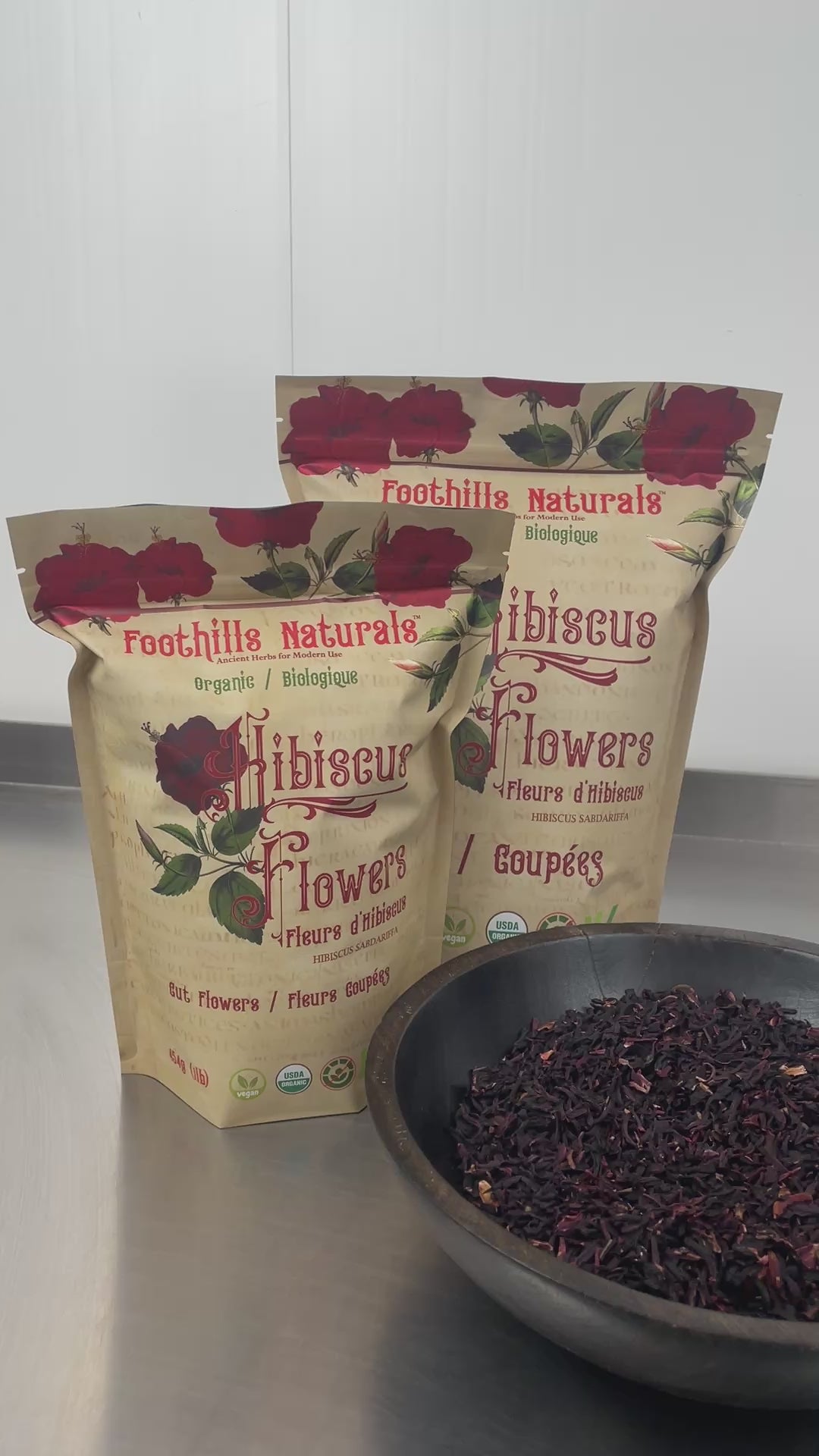 Hibiscus Tea Flowers Organic - Cut Flowers. Premium Quality