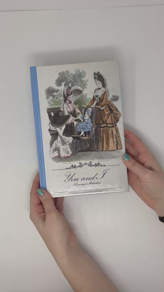 You and I – A Journey in Motherhood Journal – Luxury Keepsake Baby Memory Book with 100 Antique Mother & Child Illustrations