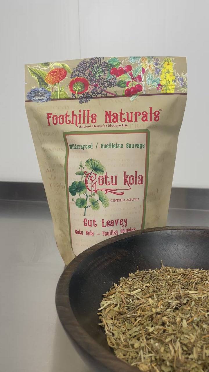 Gotu Kola Cut Leaves, Wildcrafted- Also Reffered as Brahmi