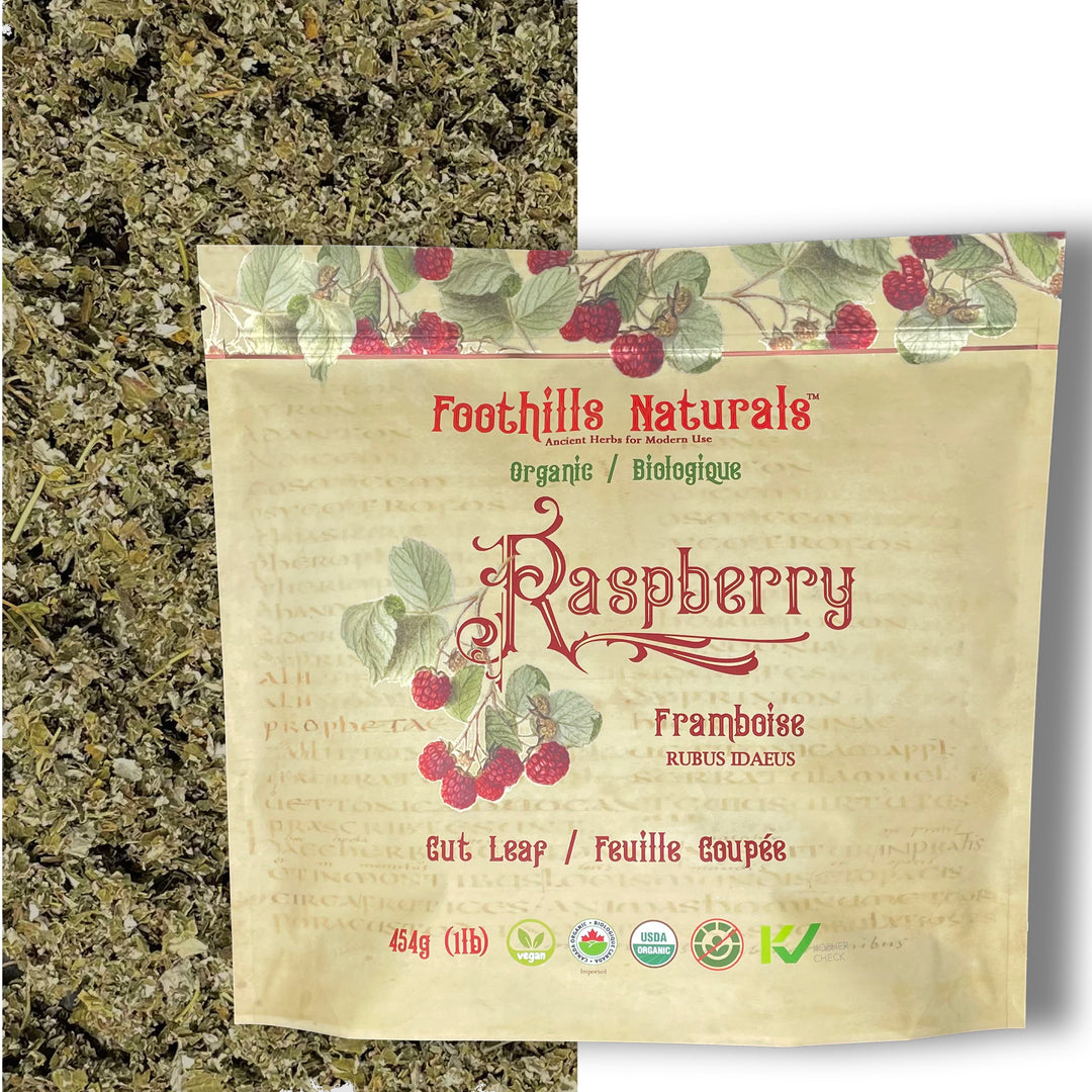 Raspberry Leaf Tea Organic - Loose, Cut Leaf