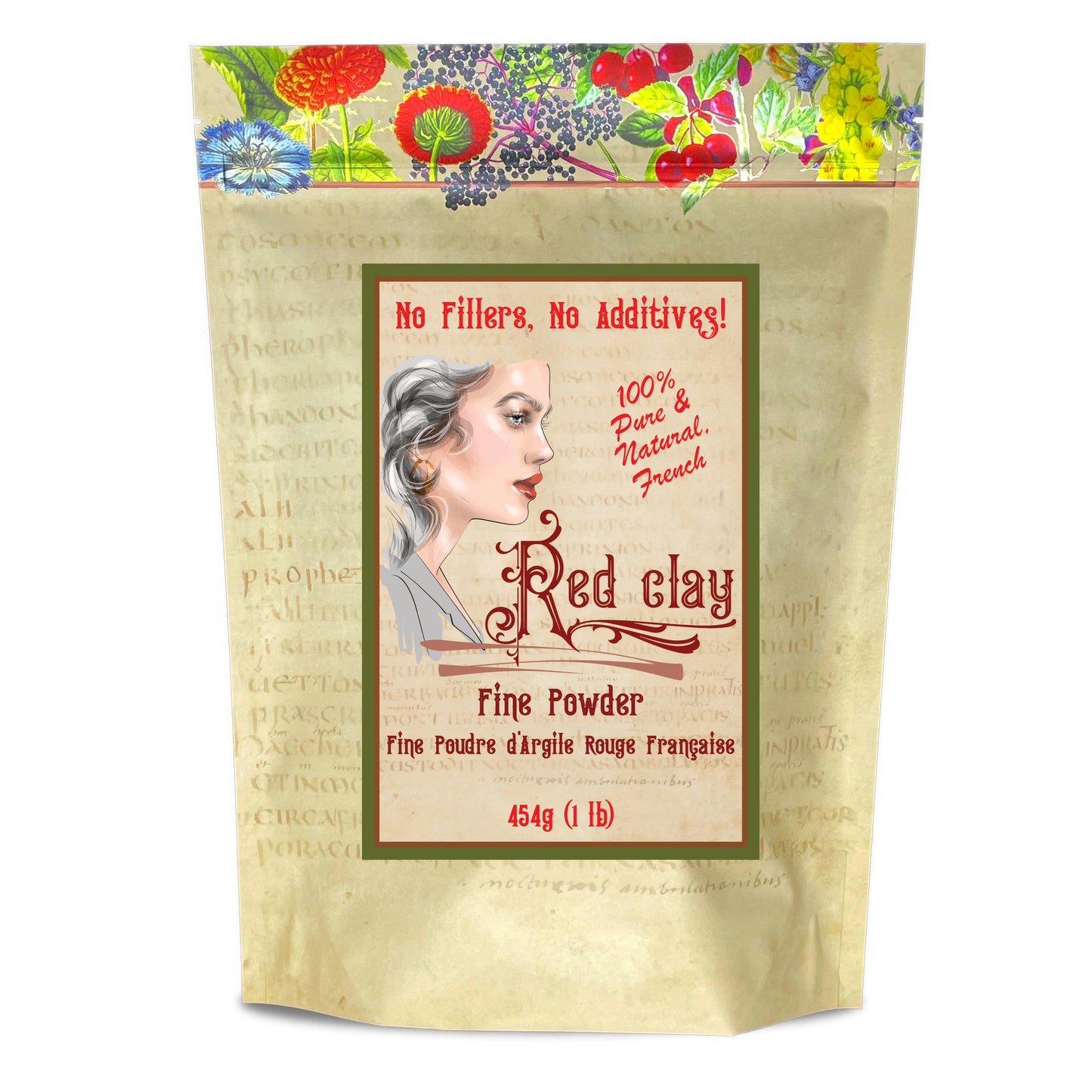 French Red Clay Powder - Skin Cleanser