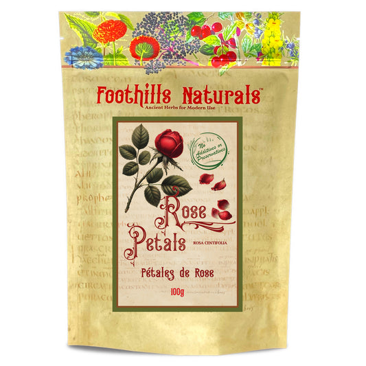 Red Rose Petals (Rosa centifolia) No Buds – Dried Petals for Tea, Culinary & Decorative Use