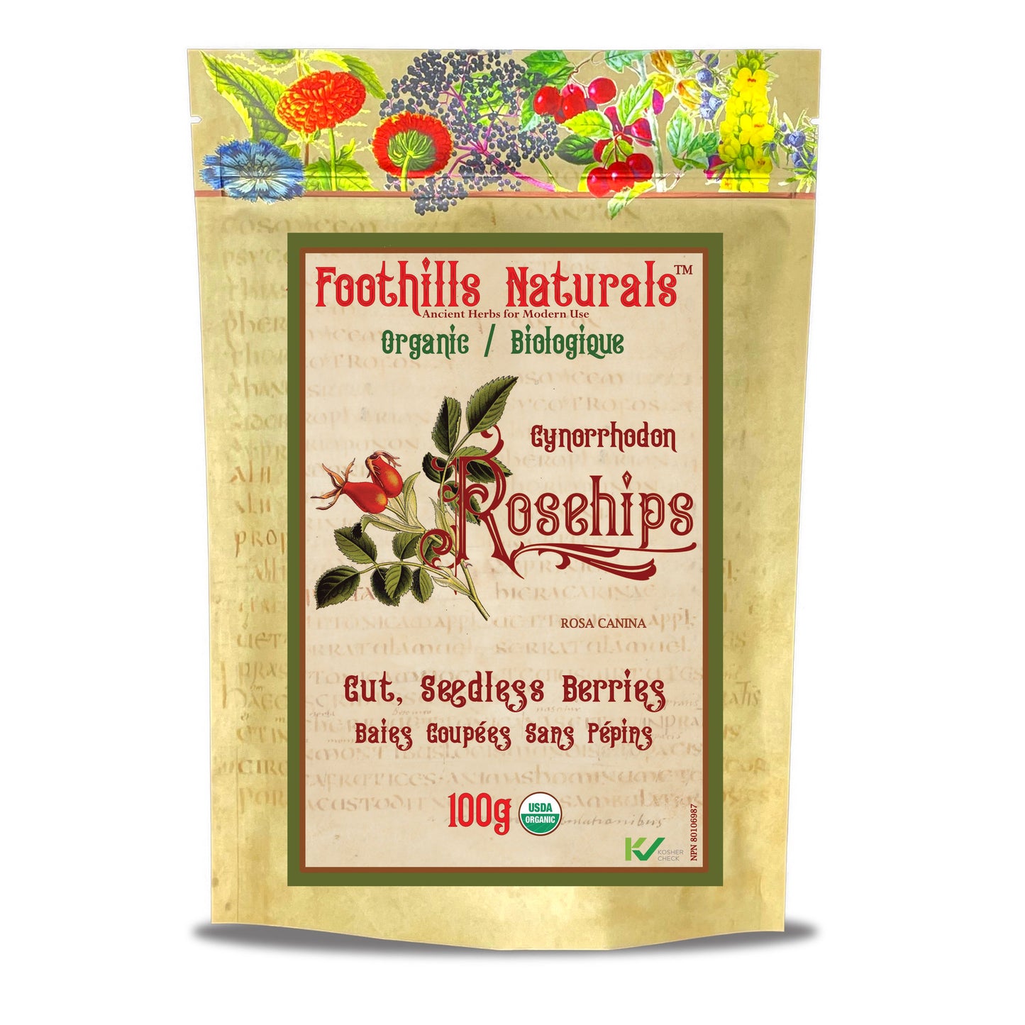 Rosehips Powder Organic (Rosa canina)