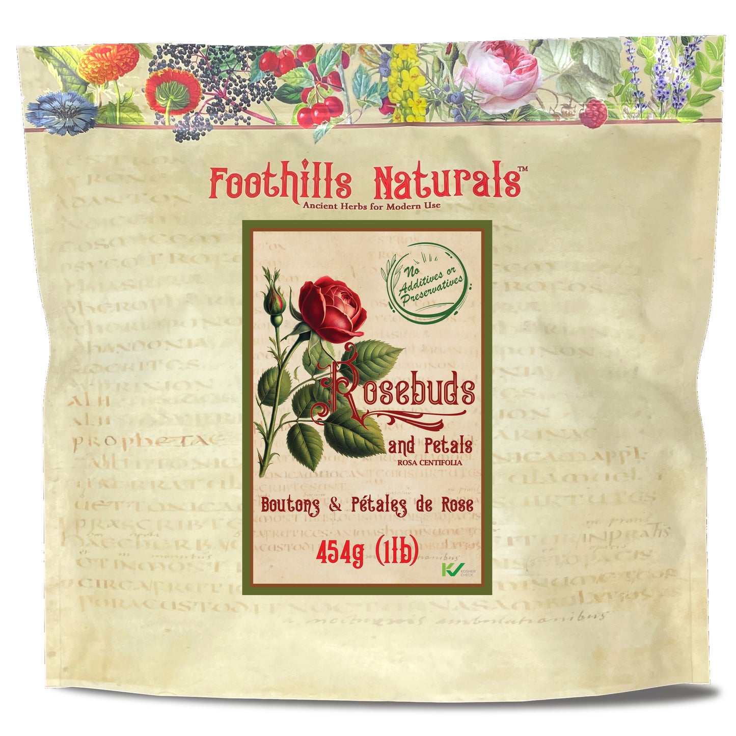 Rose Petals and Buds