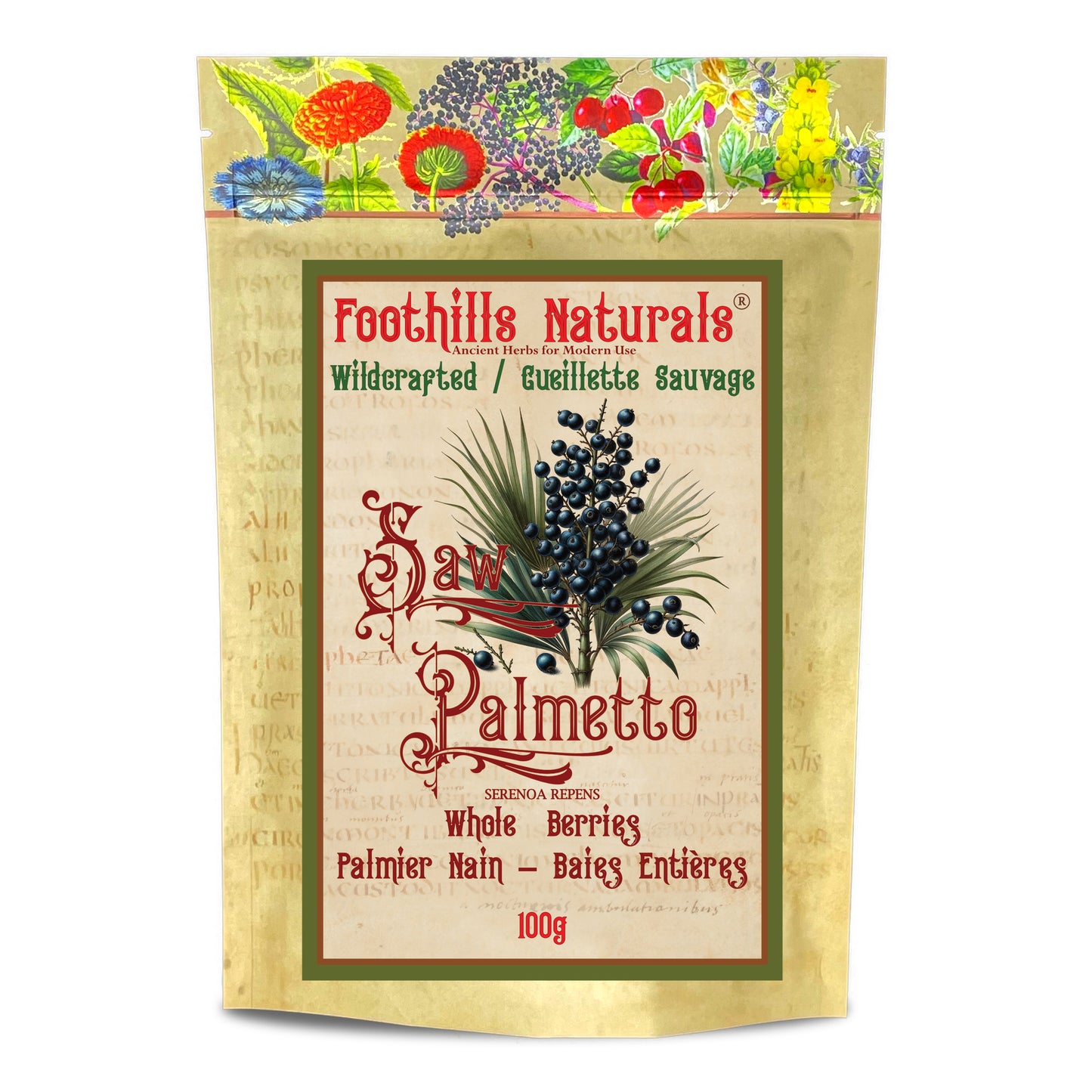 Saw Palmetto Berry - Whole Berries