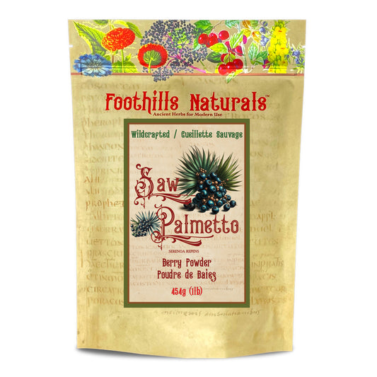 Saw Palmetto Berry Powder (Serenoa repens) – Wildcrafted –  Finely Ground Berry Powder for Smoothies & Recipes