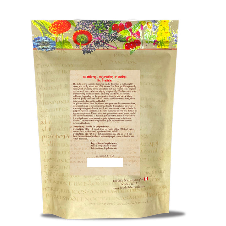 Saw Plametto Berry - Powder, Wildcrafted