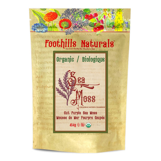 Organic Purple Sea Moss Cut Peruvian Puire ( Chondracanthus chamissoi)