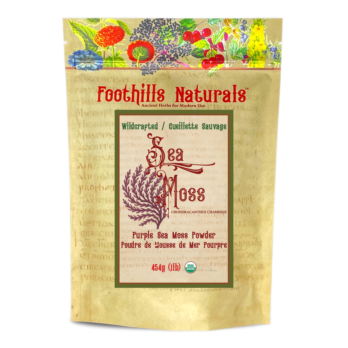 Purple Sea Moss Powder Peruvian Puire (Chondracanthus chamissoi) – Wildcrafted