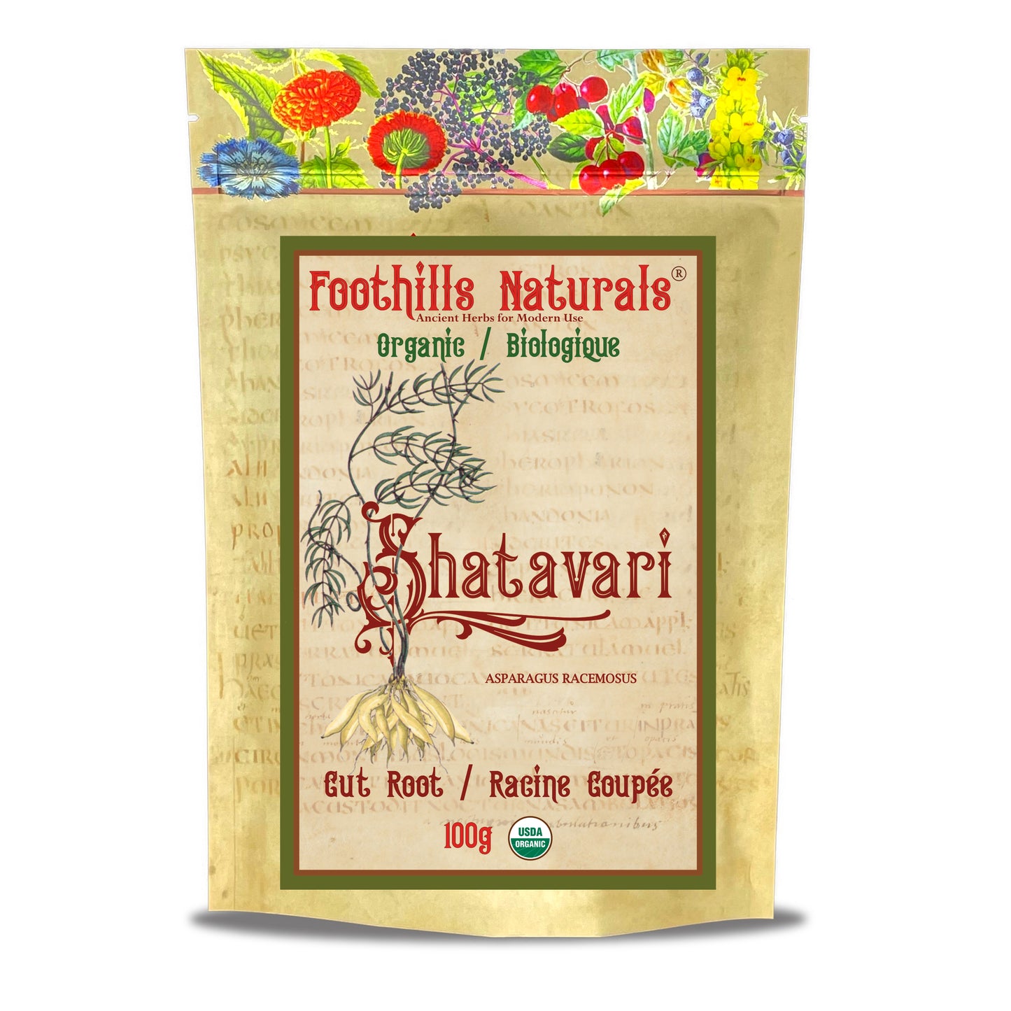 Shatavari Root Organic Cut