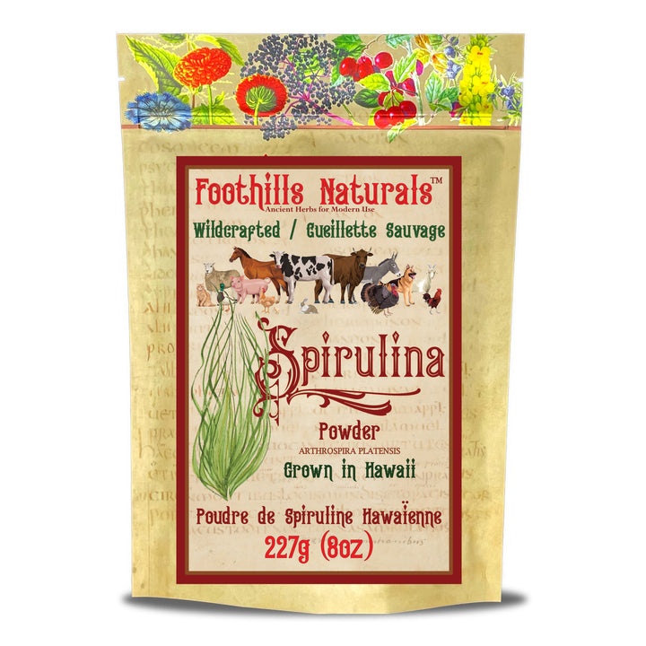 Spirulina Powder for Cats, Dogs, Horses, Poultry, Livestock and Fish