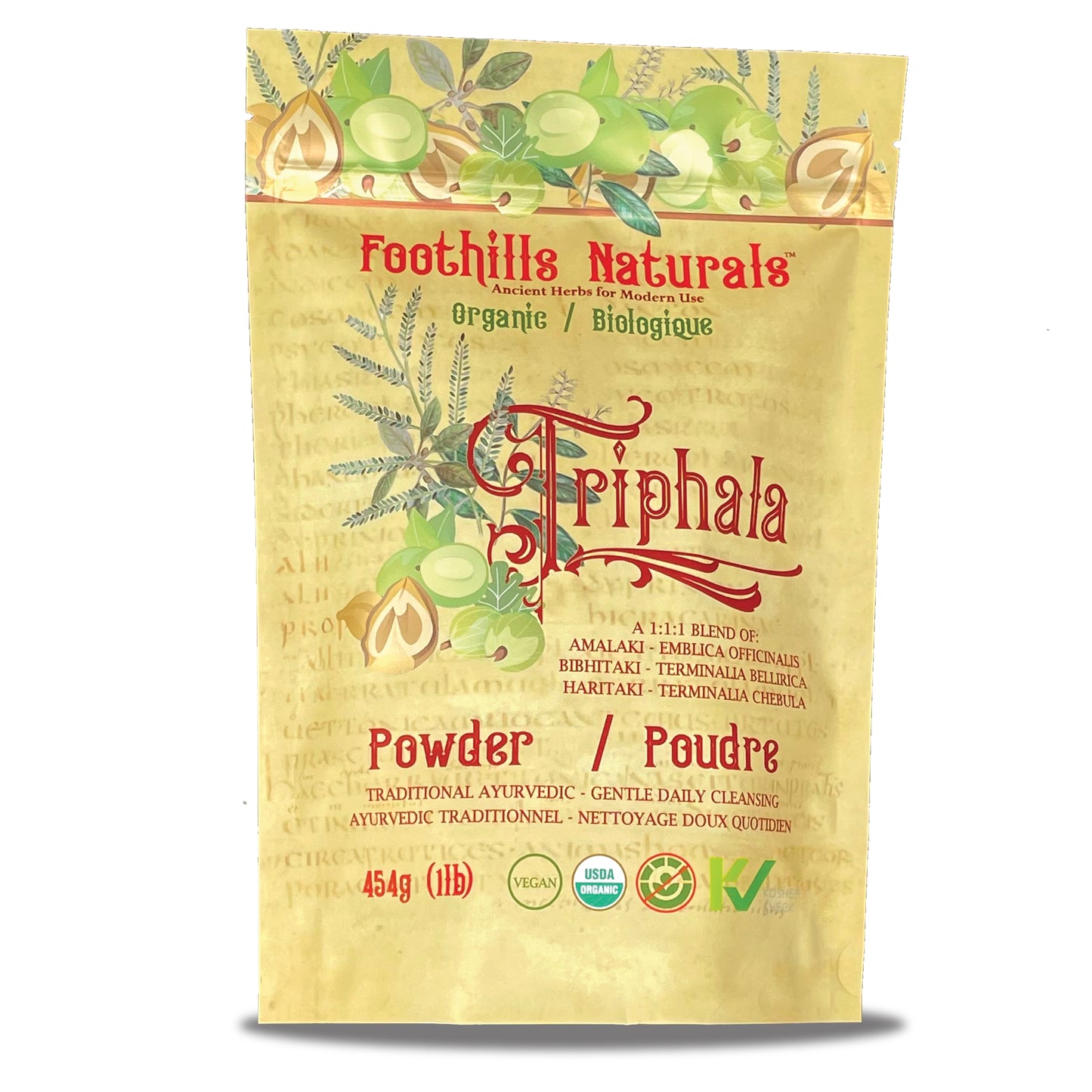Triphala Powder Organic - botanical blend