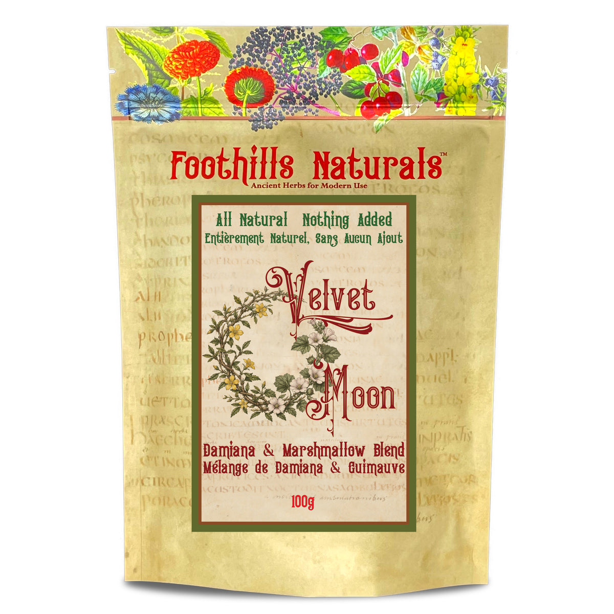 Velvet Moon Herbal Tea – Damiana & Marshmallow Leaf Blend