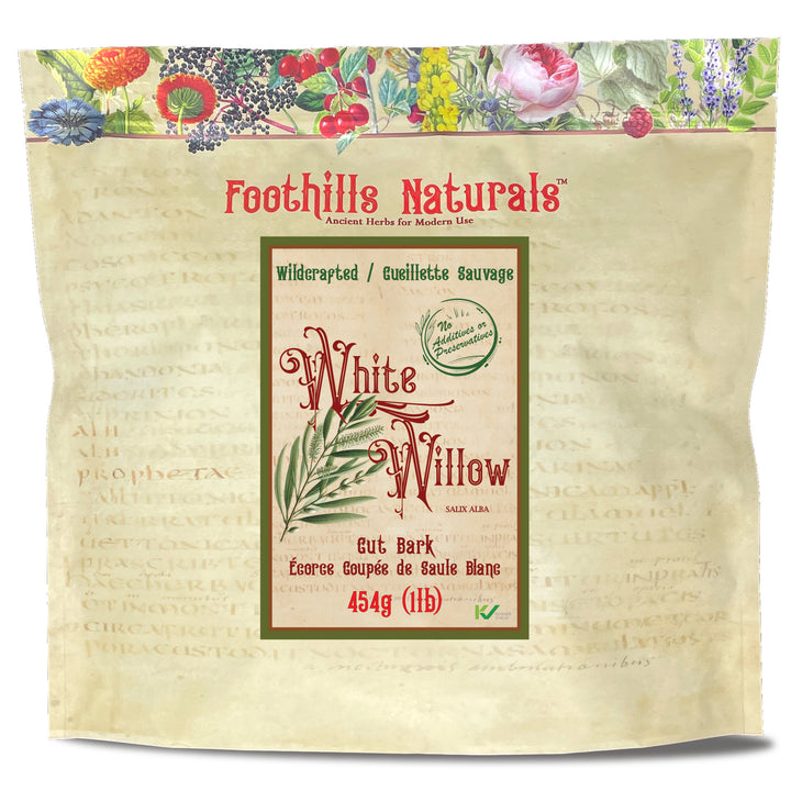 White Willow Bark, Cut, Wildcrafted