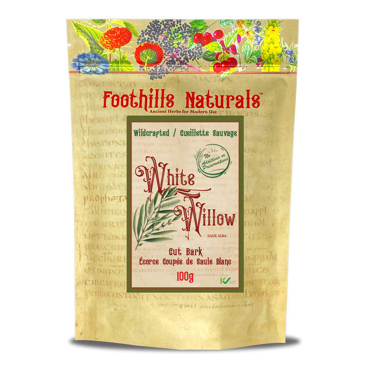 White Willow Bark, Cut, Wildcrafted